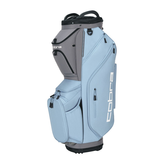 TaylorMade Golf TM25 Cart Lite Bag - White / Lt Blue - Maple Hill Golf